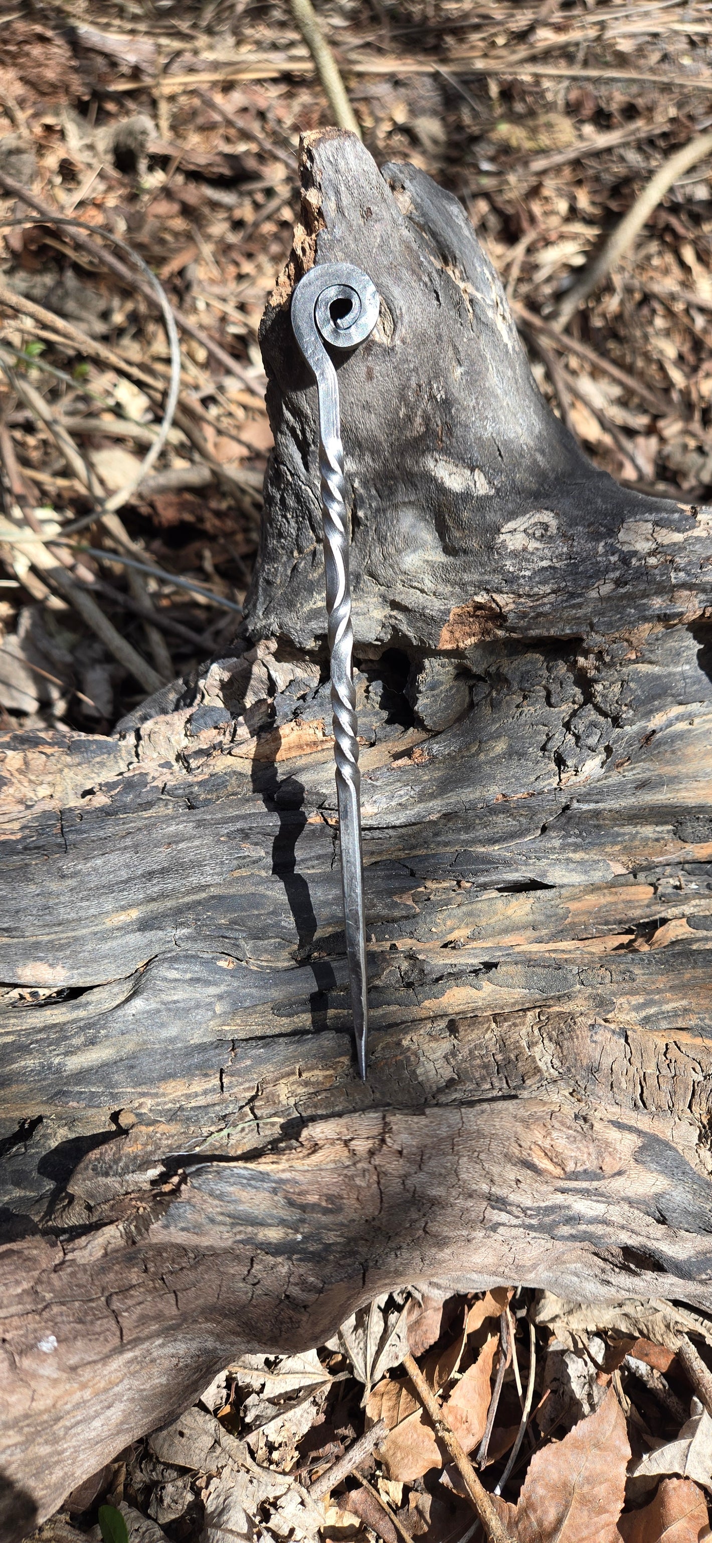 Viking Hair Stick Double Twist