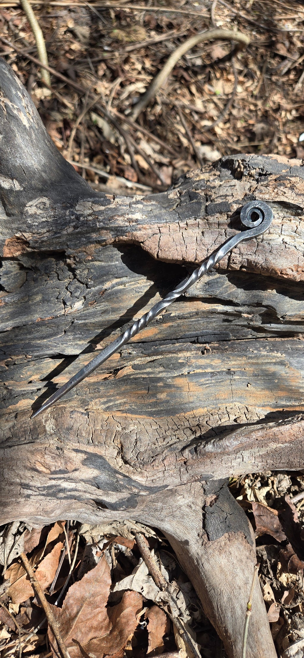 Viking Hair Stick Double Twist