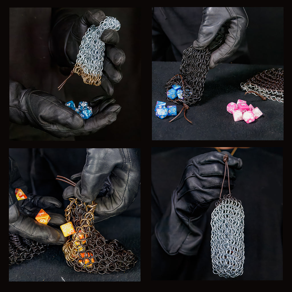 Chainmail Dice Bag