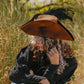 Simple Leather Pirate Tricorn Hat