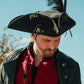 Simple Leather Pirate Tricorn Hat