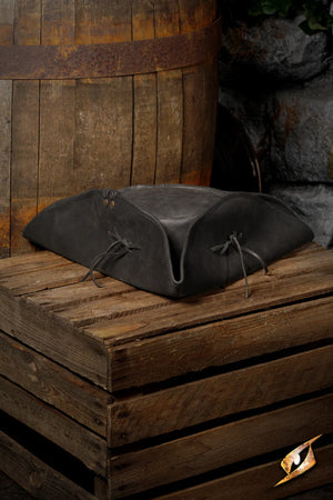 Simple Leather Pirate Tricorn Hat