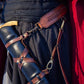 Sword Belt Hanger - Faux Leather Half length