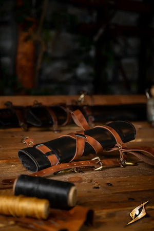 Sword Belt Hanger - Faux Leather Half length