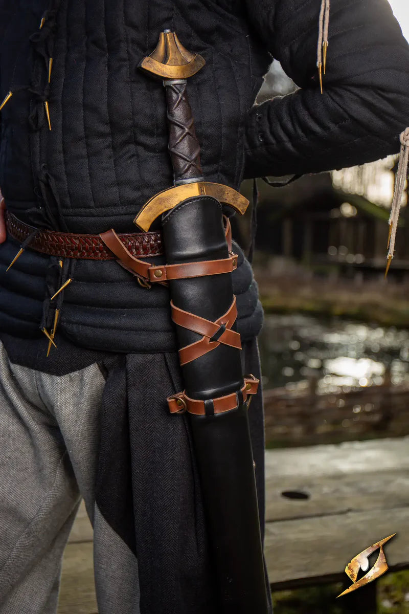Sword Belt Scabbard - Faux Leather