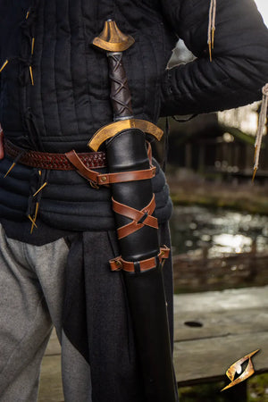 Sword Belt Scabbard - Faux Leather
